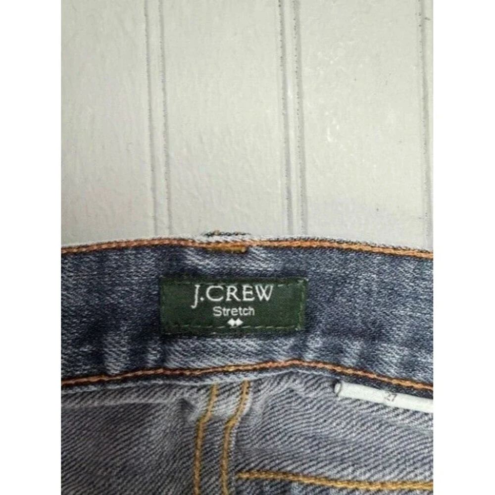 J Crew Size 27 Womens Jeans Matchstick Low Rise Skinny Stretch Med Wash